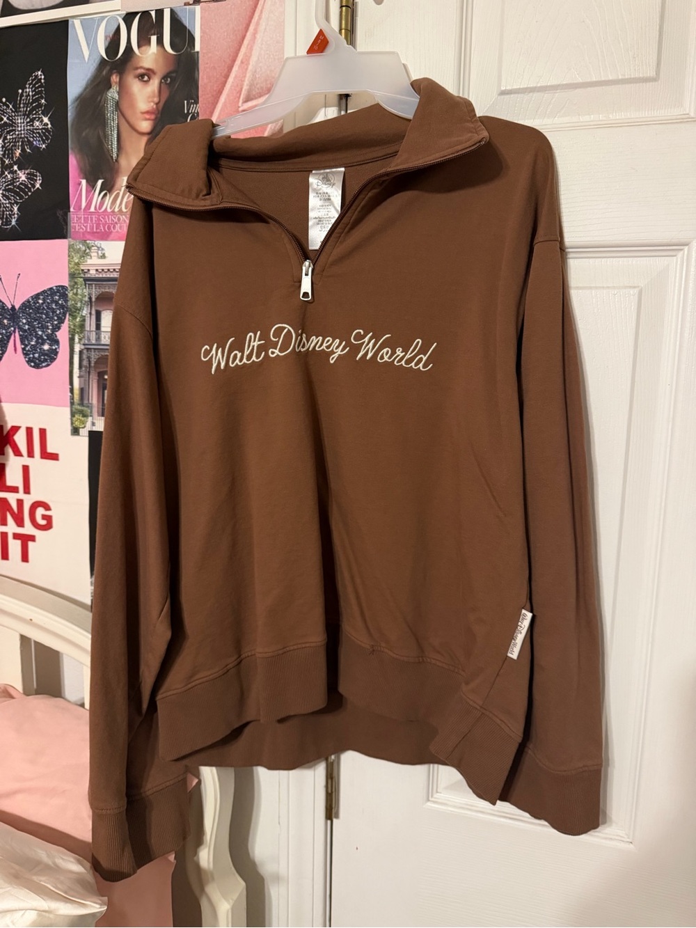 Walt Disney World Brown Zip Up